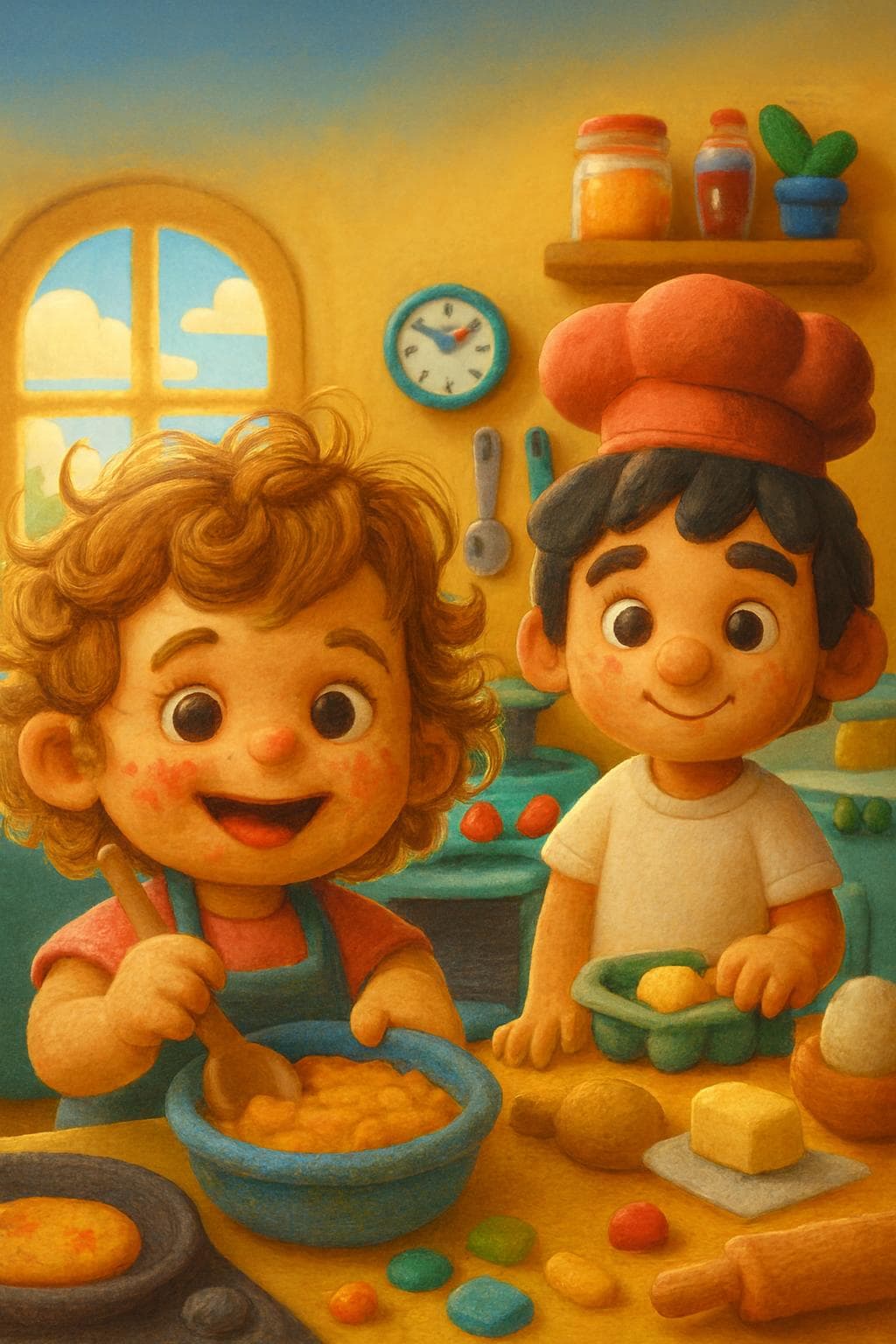 AURE Y SOL EN LA COCINA