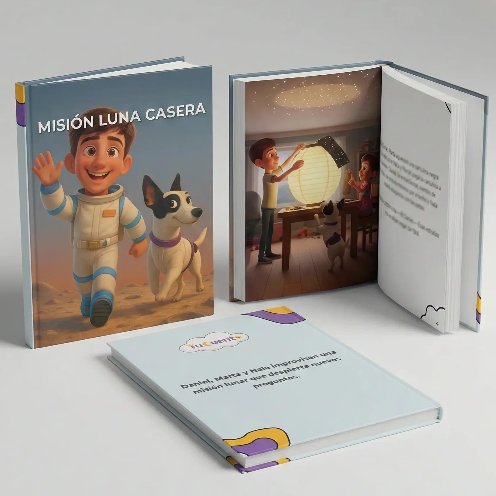 Cuento personalizado formato vertical - Calidad Studio